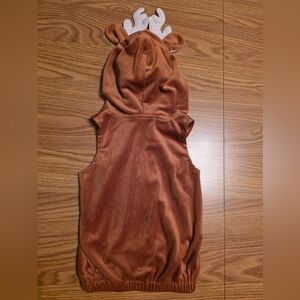 Warm Brown And Tan Dog Deer Hoodie